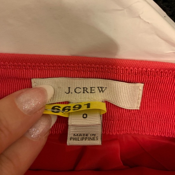 J crew red mini sailor skirt - Picture 3 of 5
